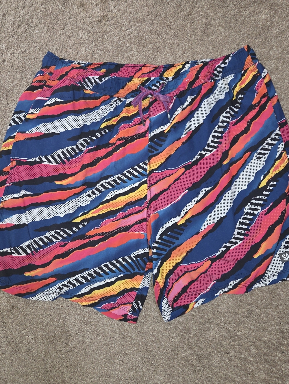 Saxx men's size XXL Oh Buoy 2-in-1 swim shorts